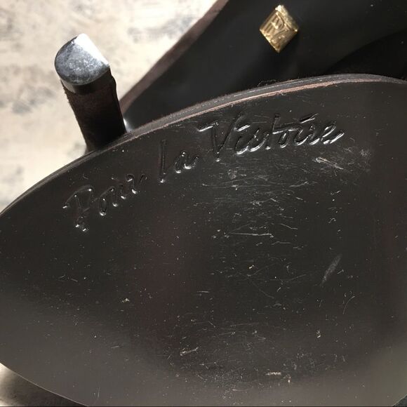 Pour la Victoire Brown Suede Platform Ankle Boots - Picture 10 of 14